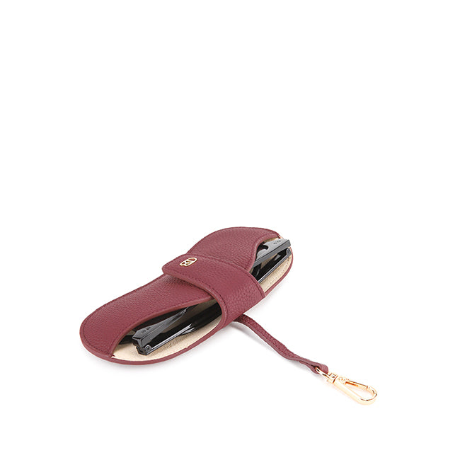 Enya Sunglasses Case-L In Maroon