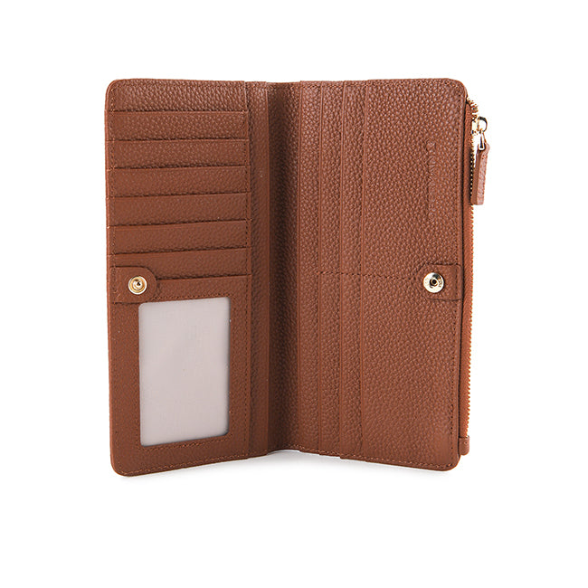 Donna Long Wallet - Rfid In Dark Brown