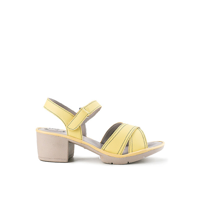 Obermain Sandal Wanita Wedges Mirriam Frisca In Yellow