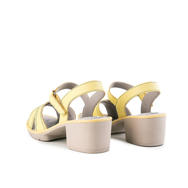 Obermain Sandal Wanita Wedges Mirriam Frisca In Yellow