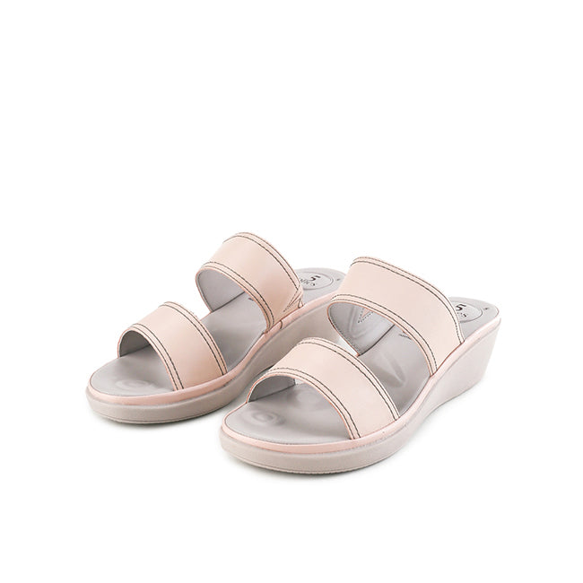 Obermain Sandal Wanita Wedges Mia Febbie In Pink