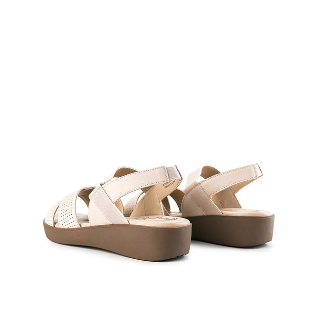 Obermain Sandal Wanita Wedges Newlyn Ferra In Pink