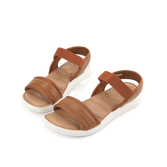 Obermain Sandal Wanita Sling Back Mora Kayla In Tan