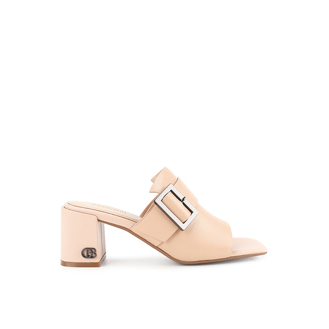 Obermain Sepatu Wanita Heels Mikayla Lynn In Nude