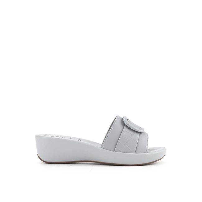 Obermain Sandal Wanita Wedges Margi Rocca In Blue