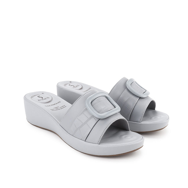 Obermain Sandal Wanita Wedges Margi Rocca In Blue