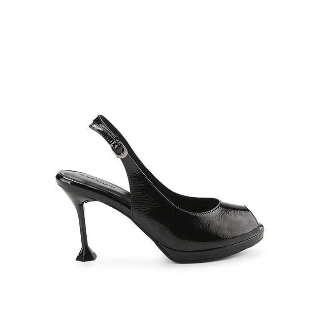 Obermain Sandal Wanita Heels Mirelle June In Black