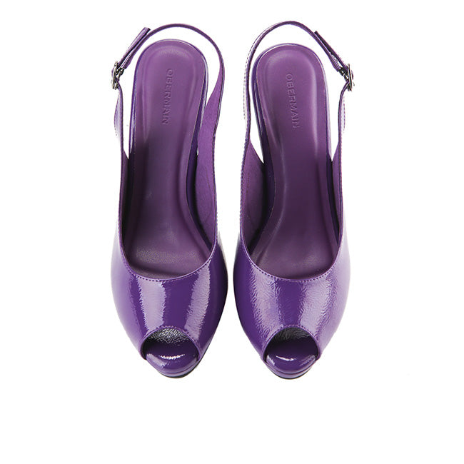 Obermain Sandal Wanita Heels Mirelle June In Purple