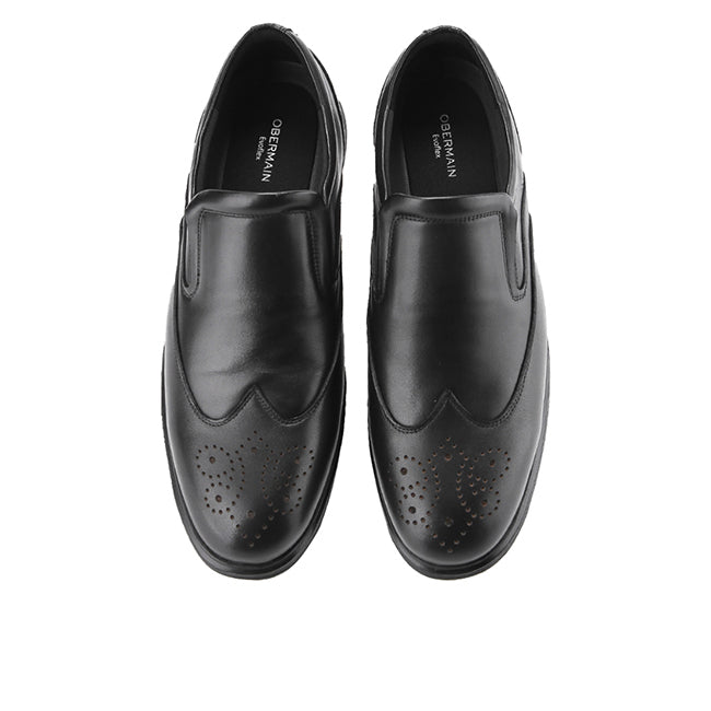 Brodey Elldin Slip On in Waxed leather