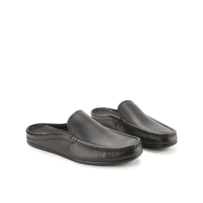 Gelen Harris Mules in Tumbled Leather