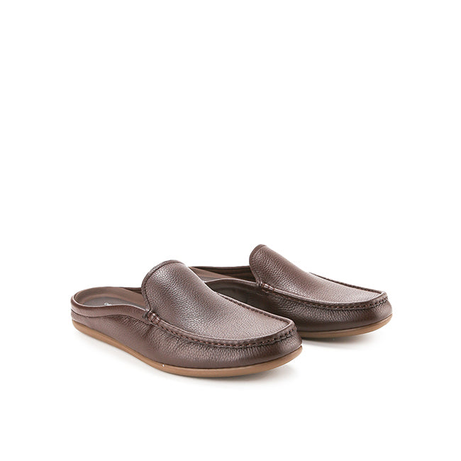 Gelen Harris Mules in Tumbled Leather