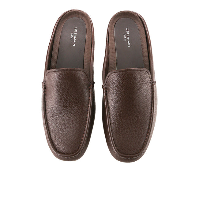 Gelen Harris Mules in Tumbled Leather