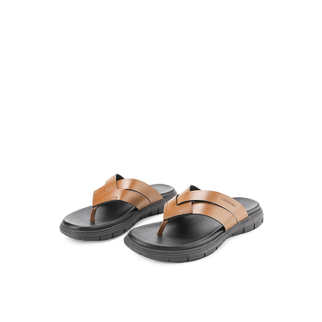 Ferdie Samual Toepost in Pull-Up Leather