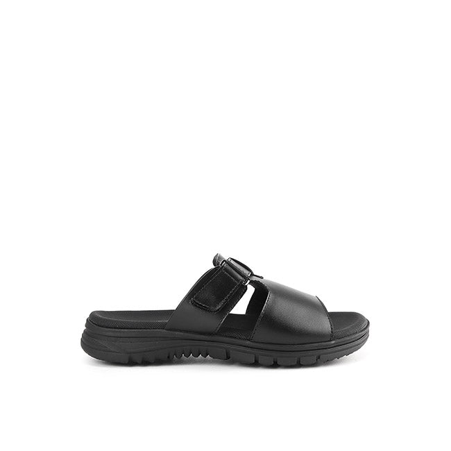 Eddy Roger Slide in Pull-Up Leather