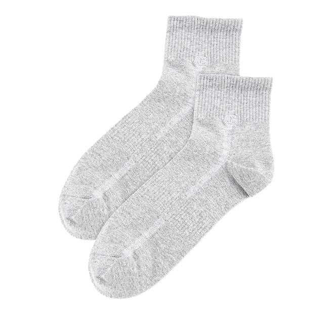 Ob Half Sock In Lt Gray / Navy / Black