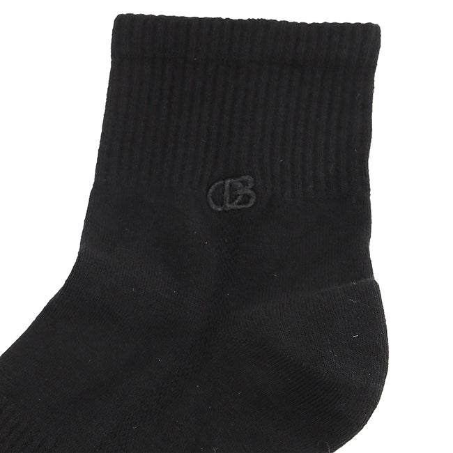 Ob Half Sock In Lt Gray / Navy / Black
