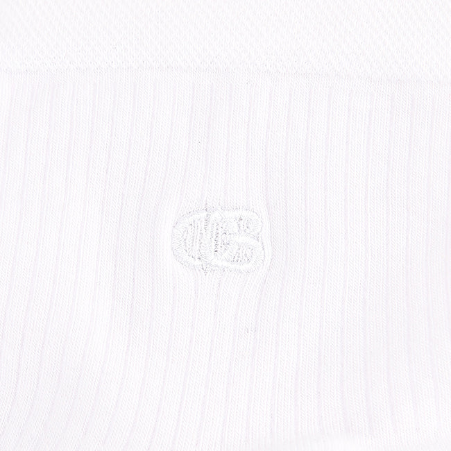 Ob Half Sock In All White