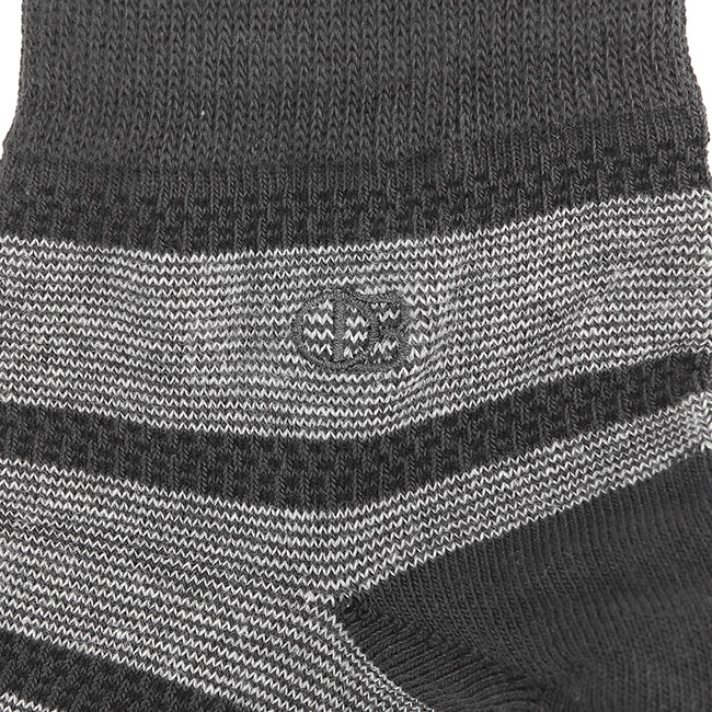 A-Ob Half Sock In Nv/Gy/Br