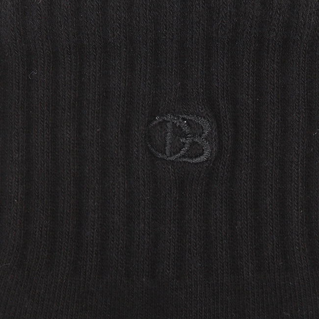 A-Ob Half Sock In Gy/Bk/Wh