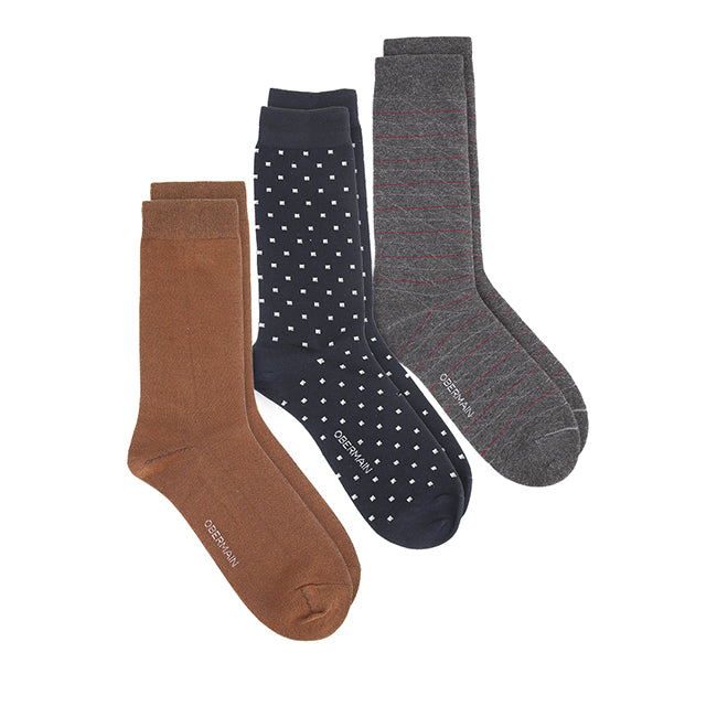 Ob Regular Sock In Dbr/Bl/Dgr