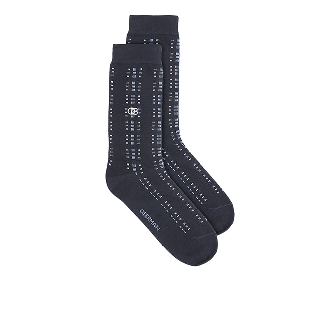 Ob Regular Sock In Blue / Black / Navy