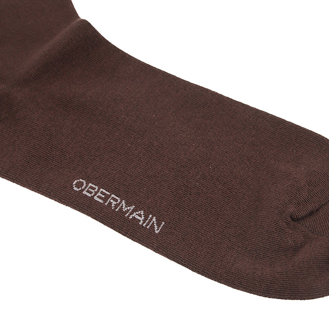 Ob Regular Sock In Br/Nv/Bk
