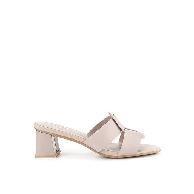 Obermain Sandal Wanita Heels Poppy Belle In Taupe