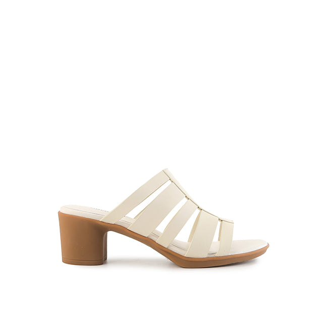 Obermain Sepatu Wanita Heels Regina Clara In Off White