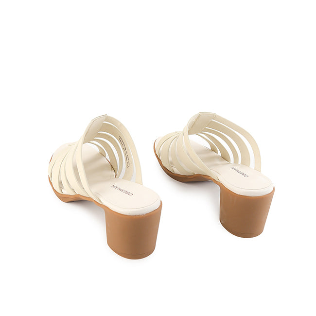 Obermain Sepatu Wanita Heels Regina Clara In Off White