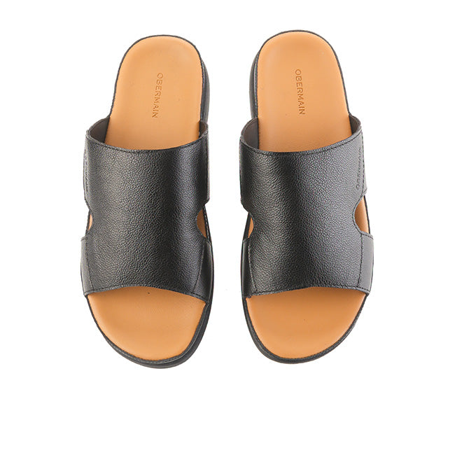 Evan Morgan Slide in Tumbled Leather