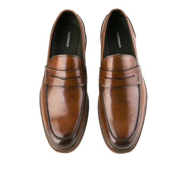 Beldon Divon Loafer in Waxed Cow Leather