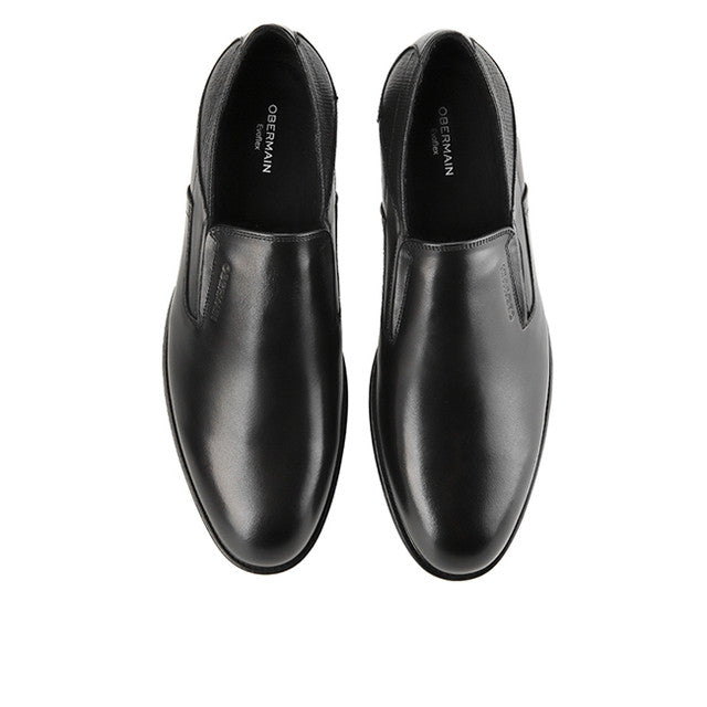 Boris Calvin Slip On in Waxed Leather