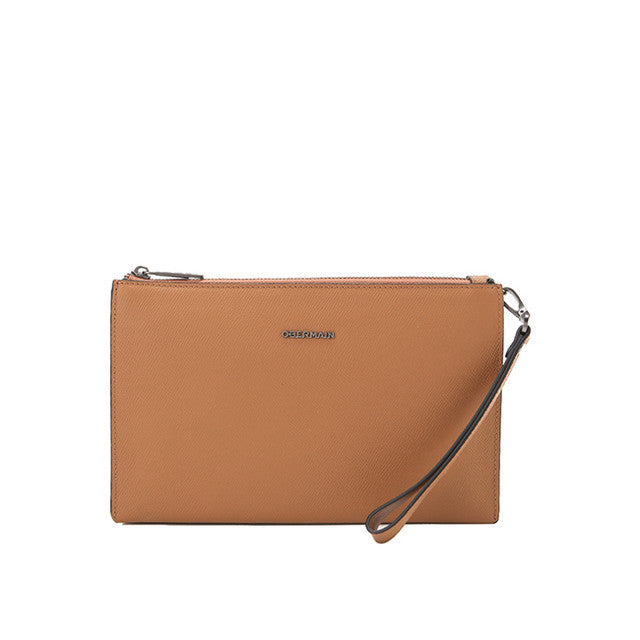 Basil Clutch (S) - L In Tan