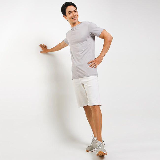 Ss Crew Bamboo In Gray