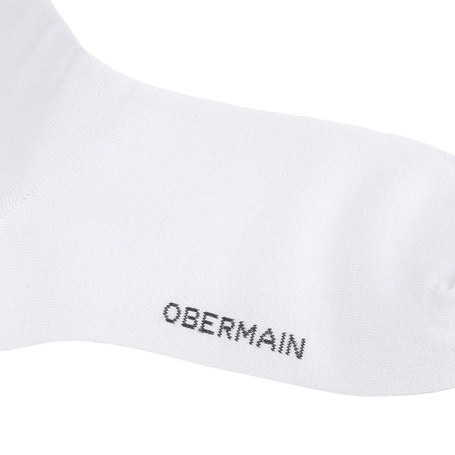 Ob Half Sock In Black / White / Navy