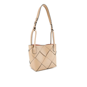 Charlotte Bucket Bag In Tan