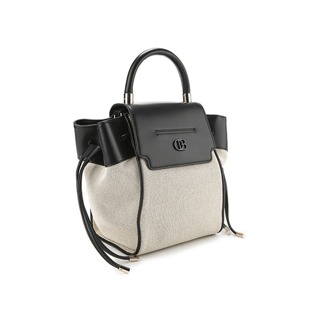 Camila Top Handle Bag In Black