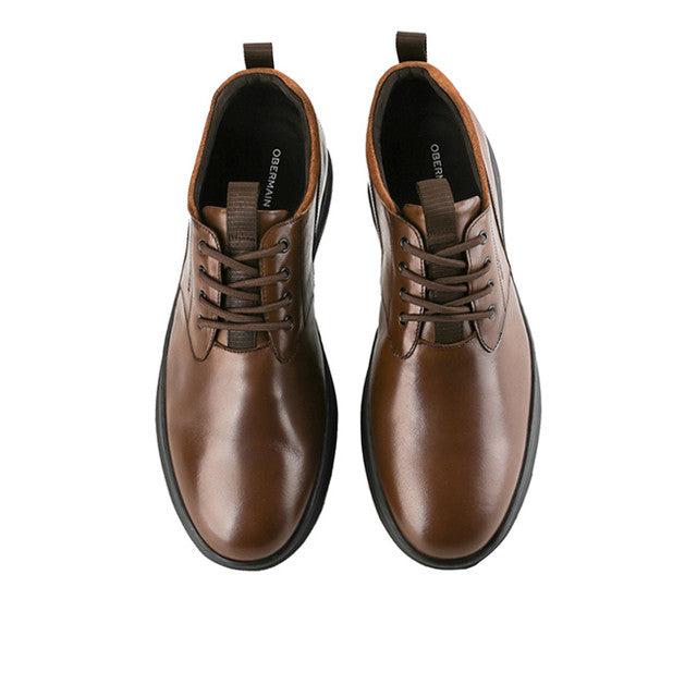 Obermain Sepatu Pria Slip On Santia Elango In Tan 40
