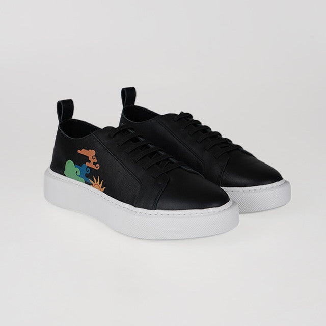 Obermain Shoes Wanita Sneakers Dreamflyer Rise In Black