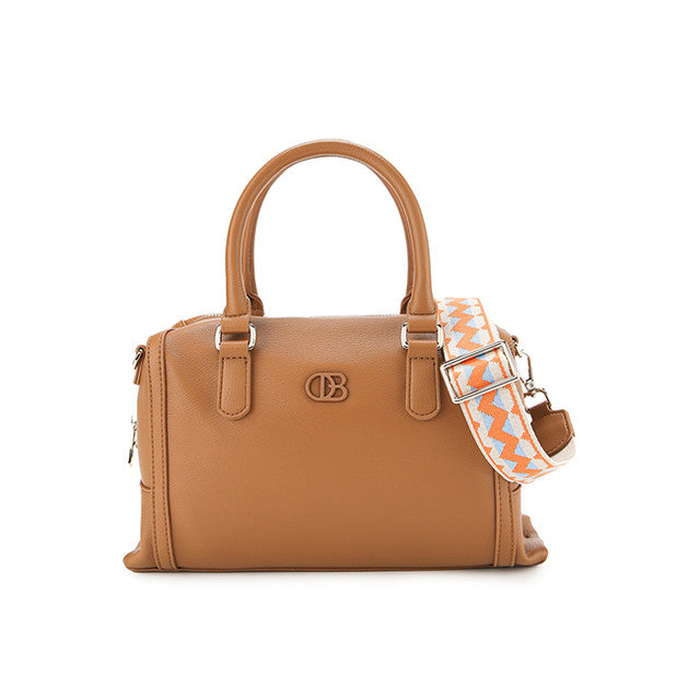 Ava Top Handle Bag In Brown