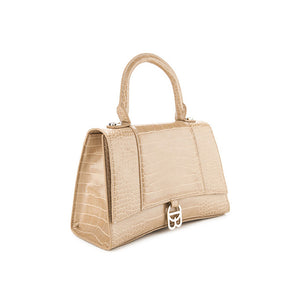 Luna Top Handle Bag (M) In Camel