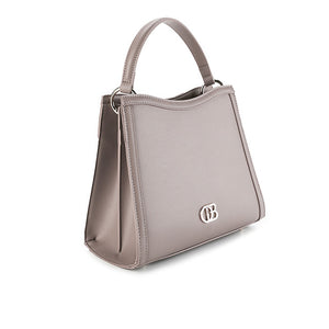 Obermain Bags Wanita Chloe Top Handle In Taupe