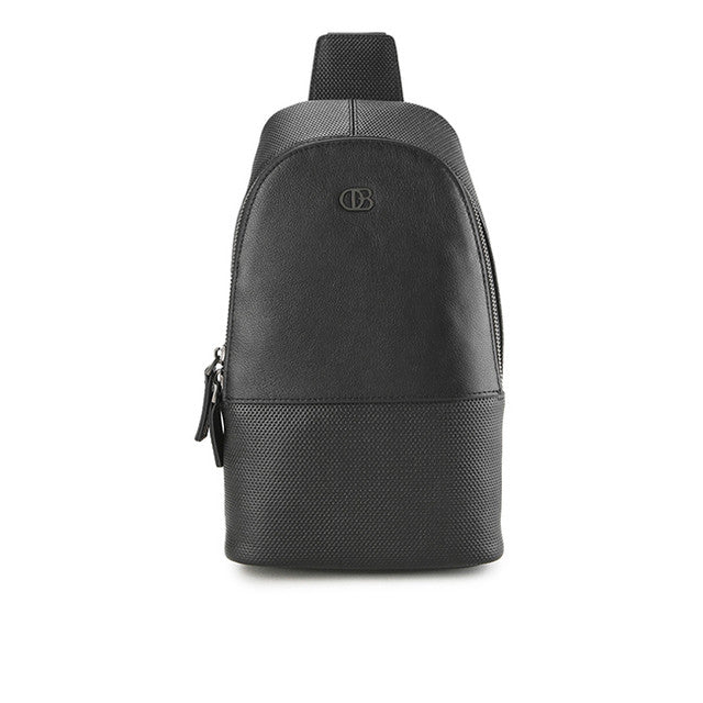 Alfie Chest Bag - L  In Black