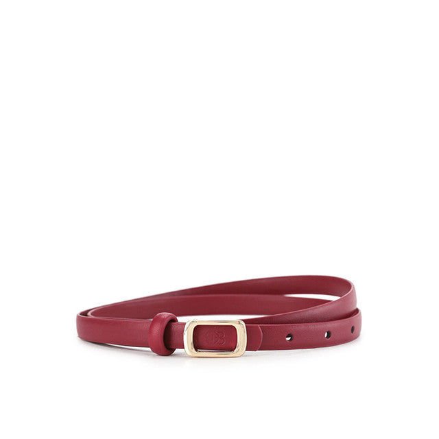 Obermain Accessories Wanita Pin Clip Anna Ladies Leather Pin In Red 40