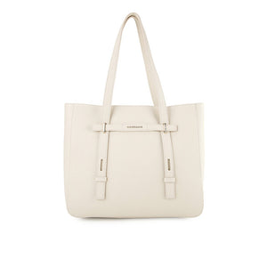 Nettie Tote W/ Pouch In Beige/Mustard