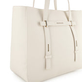 Nettie Tote W/ Pouch In Beige/Mustard