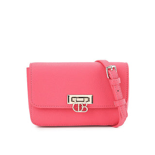 Nettie Tote W/ Pouch In Black/Fuchsia