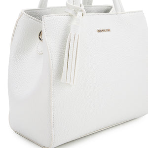 Zona Top Handle Bag In White