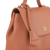 Allura Top Hande Bag (M) In Brown