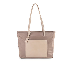 Foara Tote Bag In Taupe